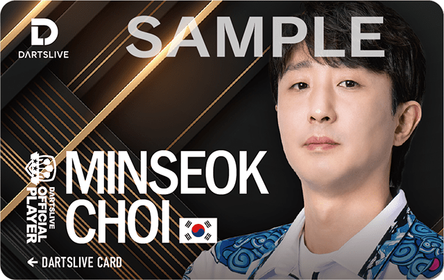 Minseok Choi DARTSLIVE CARD