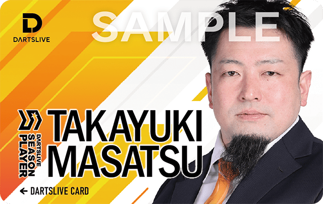 Takayuki Masatsu 正津 貴之 DARTSLIVE CARD