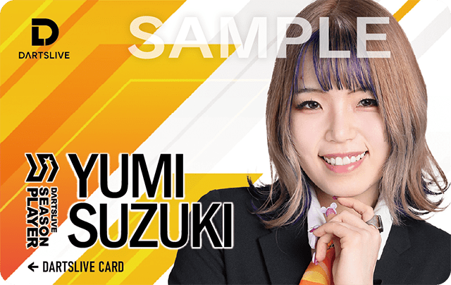 Yumi Suzuki 鈴木 優美 DARTSLIVE CARD